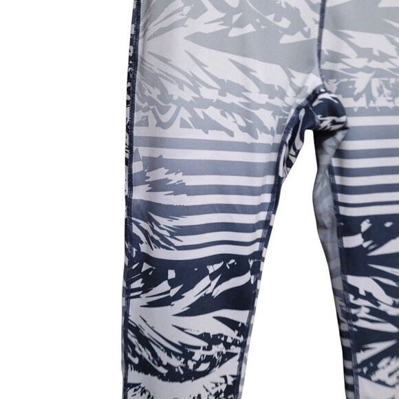 Power Essential Print Running Tight Capri Pure Platinum Palm 872810-043 Womens M - Picture 7 of 13